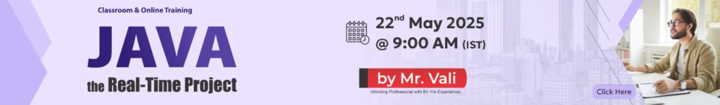 Java-Real-Time-Project-Online-Training-NareshIT