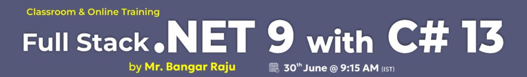 FS-DotNet-Online-Training-NareshIT