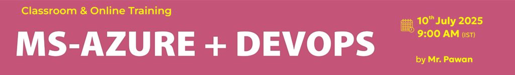 Ms Azure - Devops -Online-Training-NareshIT