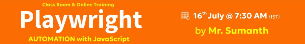 Playwright-Online-Training-NareshIT