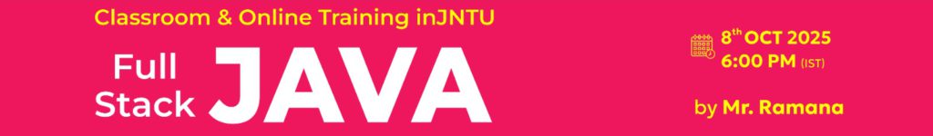 FS-Java-Ai-Online-Training-NareshIT