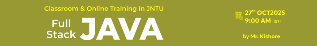 FullStack-Java-Online-Training-NareshIT