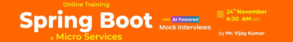 Springboot-with-Microservicesi-Online-Training-NareshIT