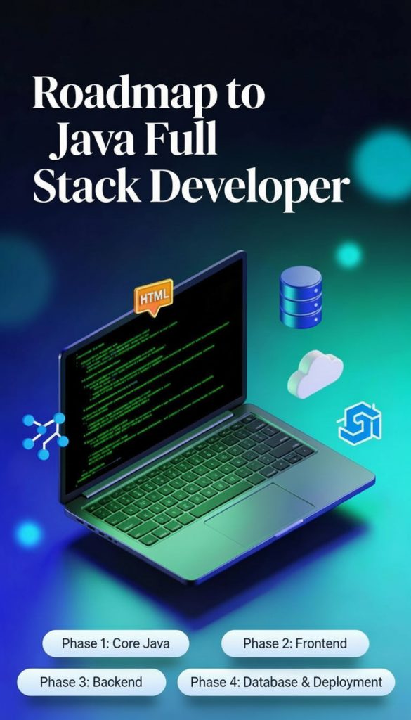Java Full Stack Developer Roadmap 2026 – Skills, Tools & Career Path