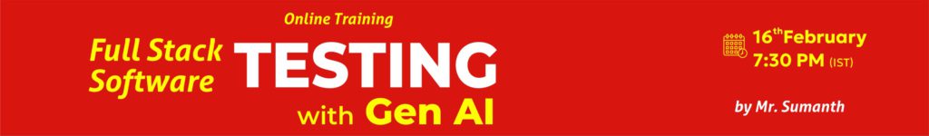 FS -Software -Testing-online-training-nareshit