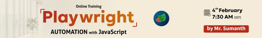 Playwright -Online-Training-NareshIT