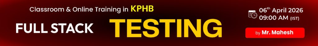 FS-Software-Testing-Online-Training - Naresh IT