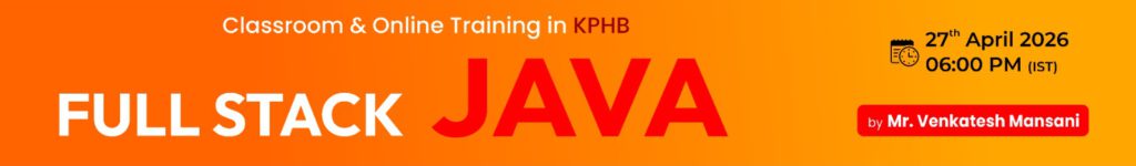 Fs - Java -online-training-Nareshit