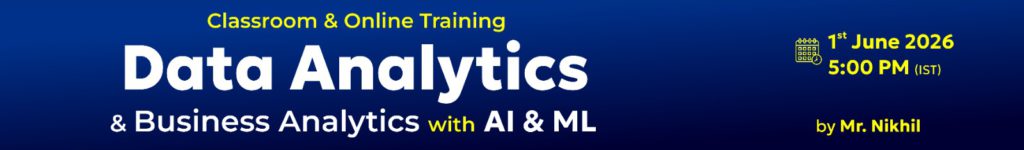 Data Analytics -Online-traning-Naresh-it