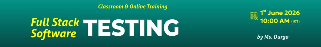 Fs -testing-Online-traning-Naresh-it