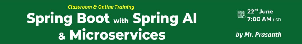Spring - Boot -Online-training-Nareshit