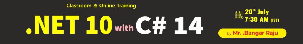 FS-DotNet-Online-Training - Naresh IT