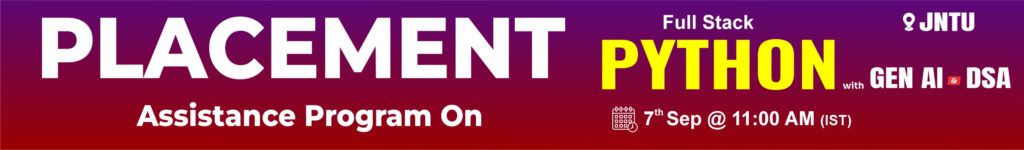 FS-Python -Placement - Jntu -Online-Training - Naresh IT
