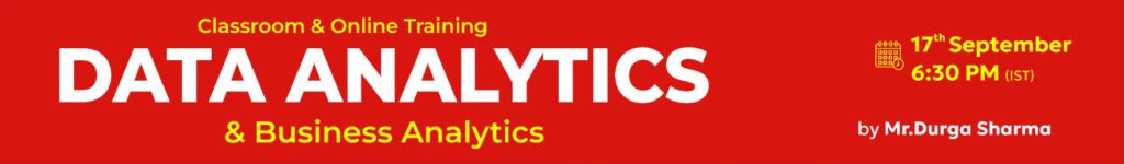 Data Analytics -Online-traning-Naresh-it