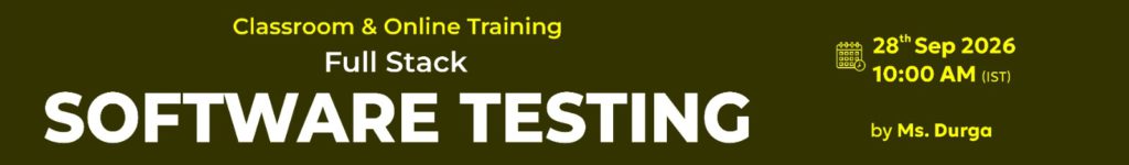 Fs -testing-Online-traning-Naresh-it
