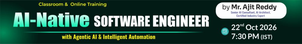 AI - Native- Engineer-Online-training-Nareshit
