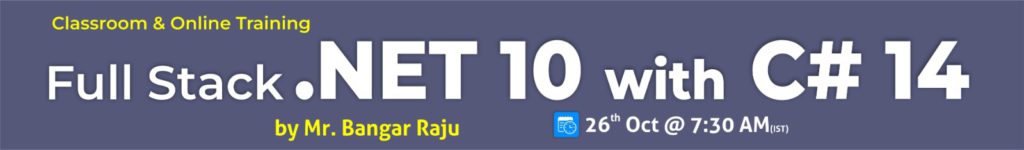 .net-Online-training-Nareshit