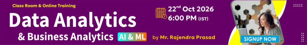 Data Analytics -Online-traning-Naresh-it